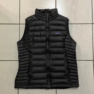 Patagonia Women’s Down Vest - Size Large, Black